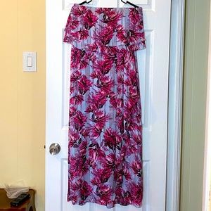 Banana Republic strapless floral dress NEW